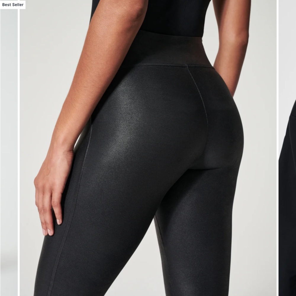 Spanx Faux Leather Leggings - Picture 6 of 11